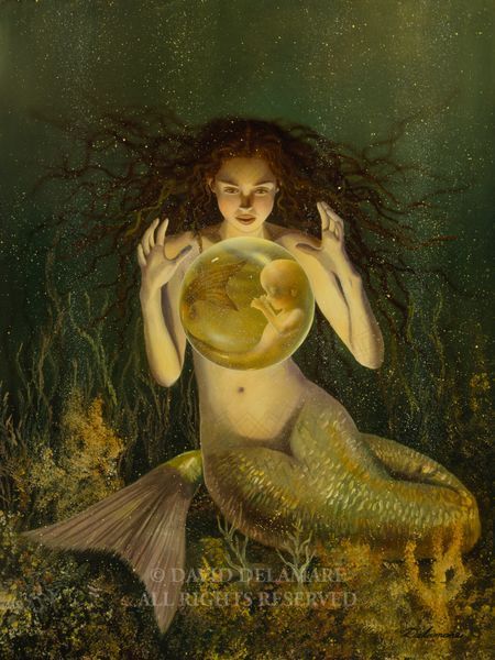 David Delamare Mermaid Art