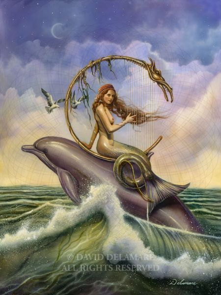 David Delamare Mermaid Art