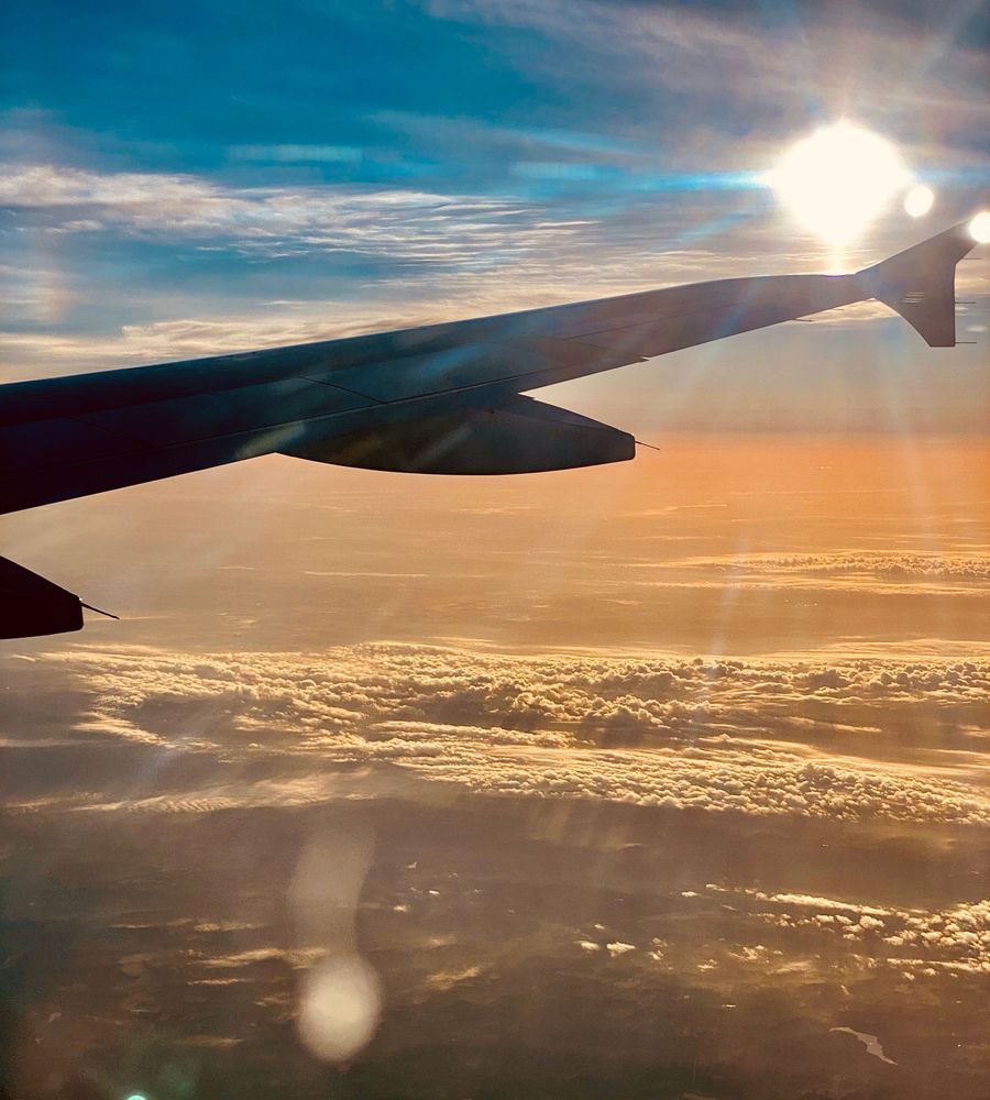 Sunrise In A Plane Art | The Eclectic Art Source LLC