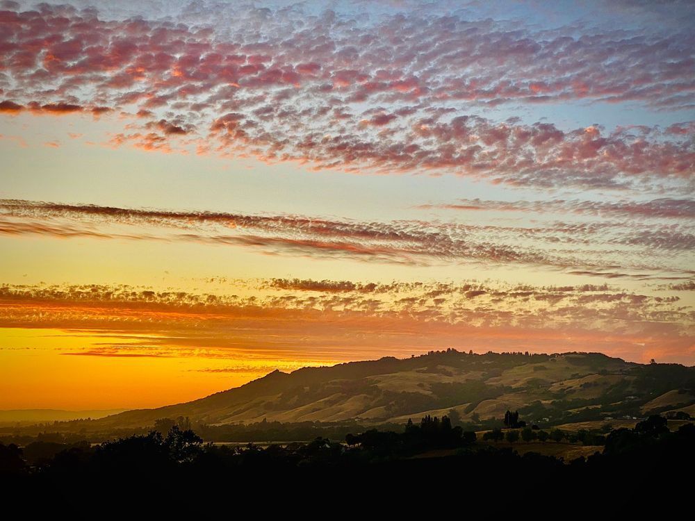 Mountain Side Sunsets Art | The Eclectic Art Source LLC