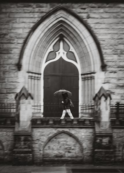 Sacred Passages I – Black and White Street Photography Print by Luis R.R. Siqueira