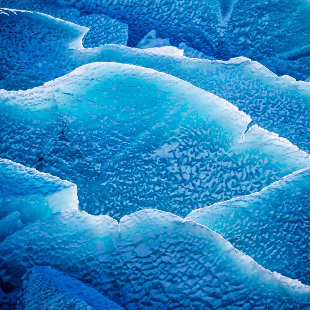 Blue Ice 12x12 Crop 1223 Photography Art | Michael Malandra Fine Art & Photography