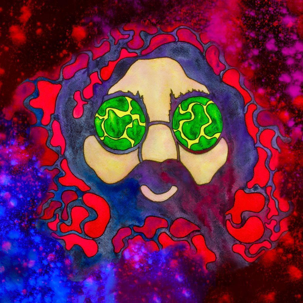 Cosmic Jerry Head 1123 12x12 Crop Copy Photography Art | Michael Malandra Fine Art & Photography