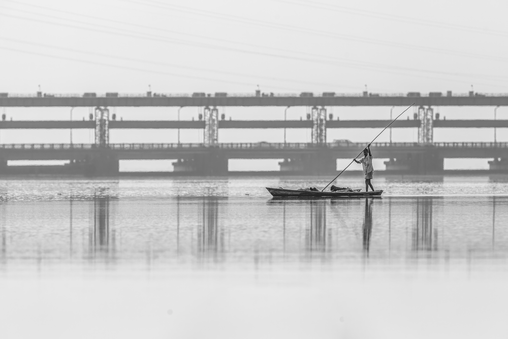 The Solitary Fisherman Photography Art | Husein Latif
