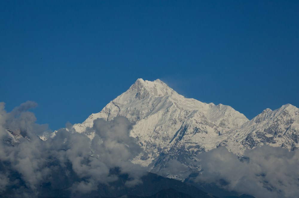 Kanchenjunga In The Clouds Photography Art | Husein Latif