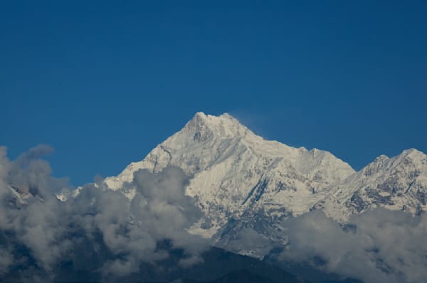 Kanchenjunga in the Clouds