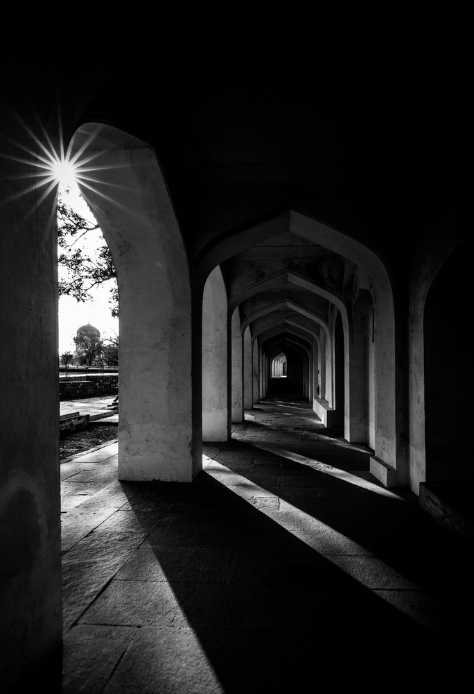 Passage Way At The Golconda Tombs Photography Art | Husein Latif