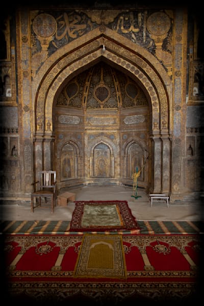The Mihrab at the Jama Masjid in Bijapur Karnataka