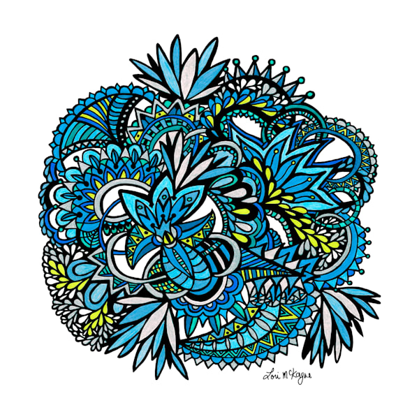 Cerulean Swirls