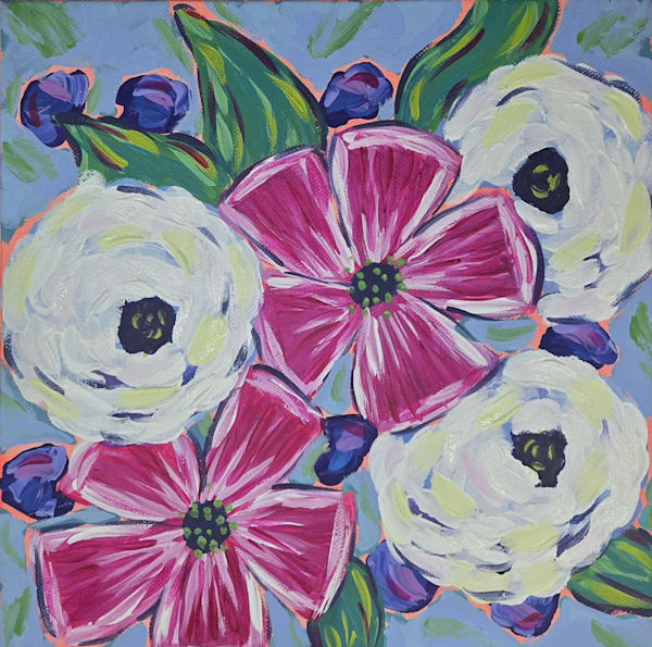 Colorful Floral Pop Art | Easel In Bloom
