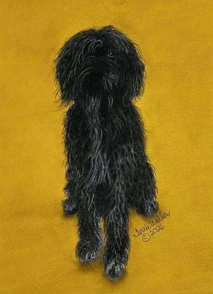 Ruger The Service Dog Art | Fine Art by Terrie D