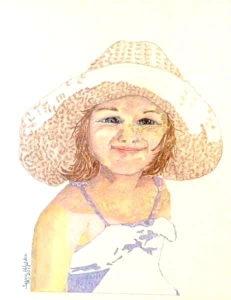 My Granddaughter Molly Art | Fine Art by Terrie D
