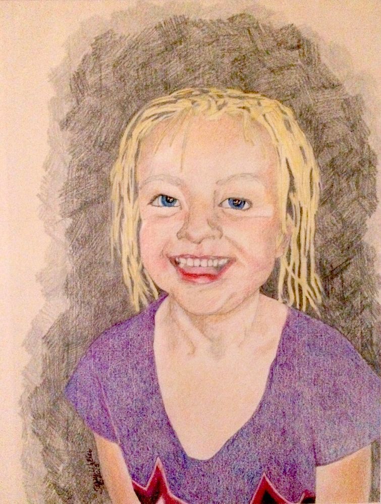 My Granddaughter Noel Art | Fine Art by Terrie D