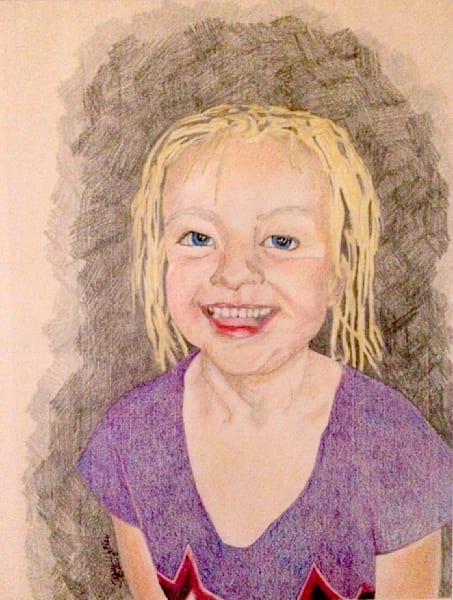 My Granddaughter Noel Art | Fine Art by Terrie D