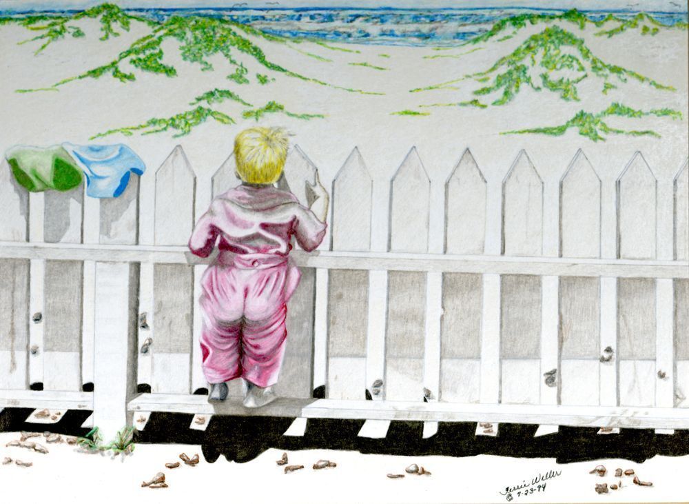 Michael At The Beach Copy Art | Fine Art by Terrie D