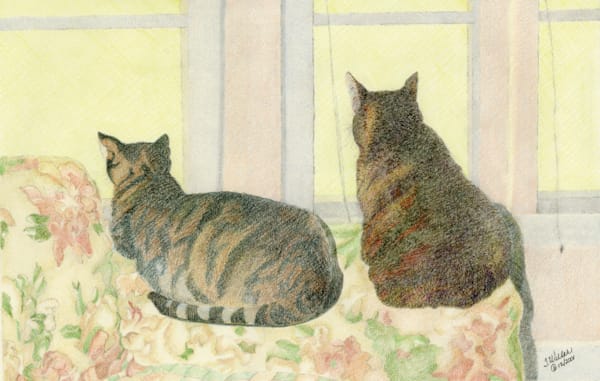 Victoria And Poo Bear. Art | Fine Art by Terrie D
