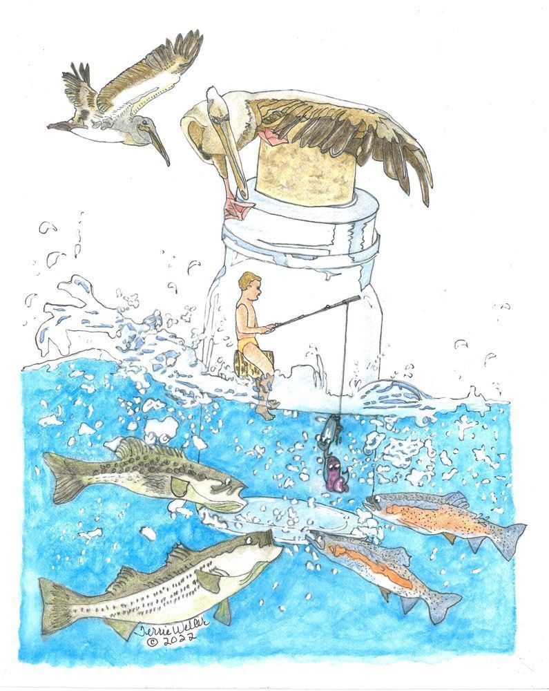 Boy In Bottle Art | Fine Art by Terrie D