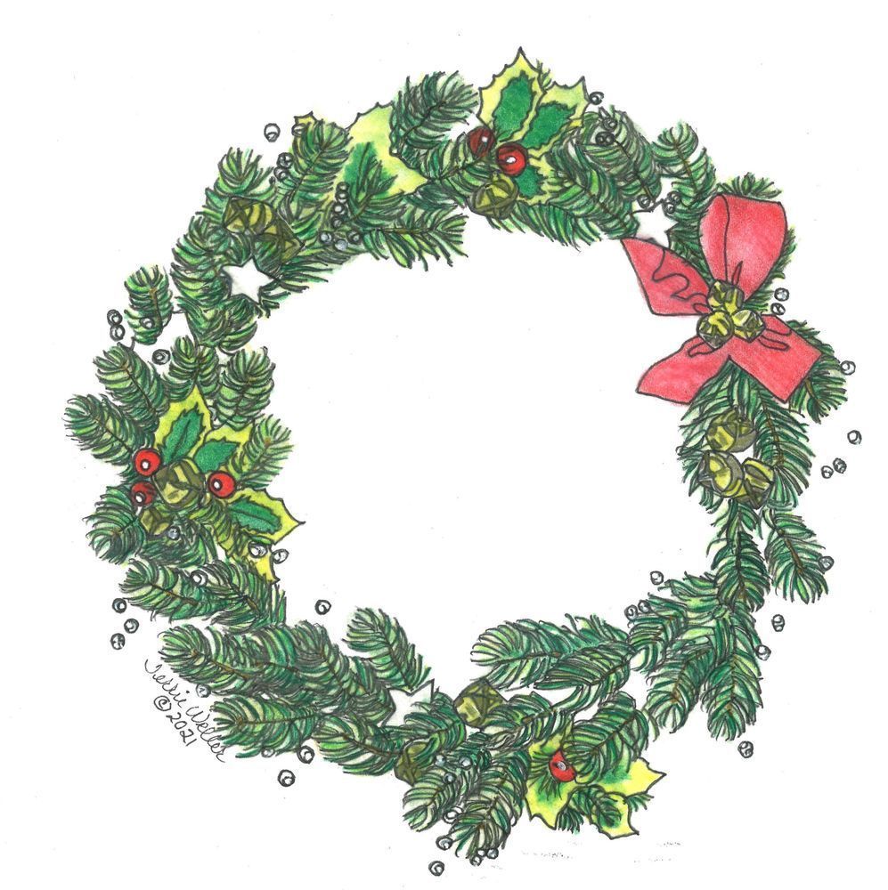 Wreath Art | Fine Art by Terrie D