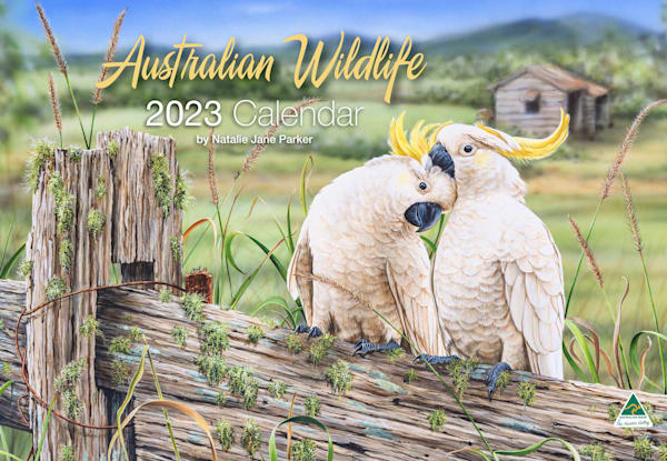 Half Price   Large Australian Wildlife 2023 Wall Calendar   Standard Edition | Natalie Parker Prints