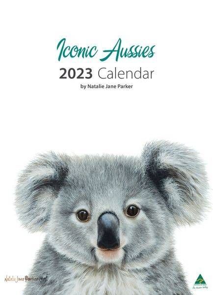 Half Price   Iconic Aussies   Australian Wildlife Portraits 2023 Wall Calendar | Natalie Parker Prints