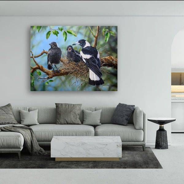 The Call of Spring – Australian Magpies (Limited Pre-Release, 5 Only) | Natalie Jane Parker