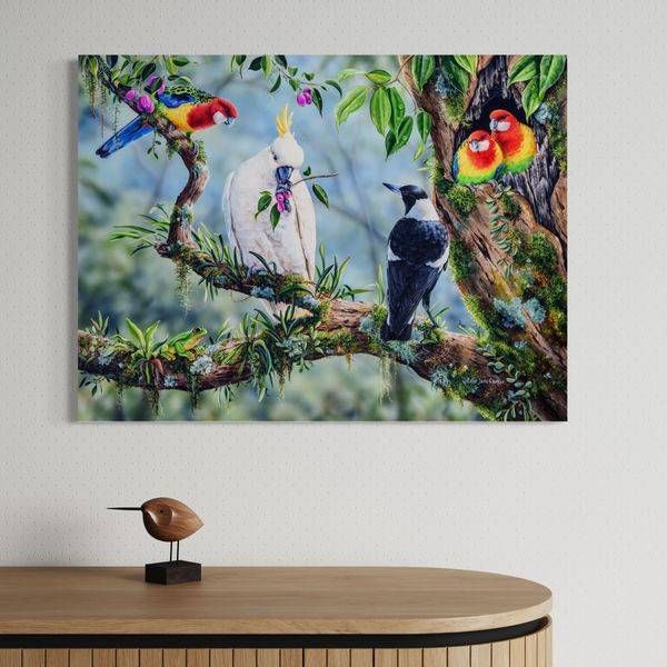 Centre of Attention – Australian Wildlife Art Print | Natalie Jane Parker