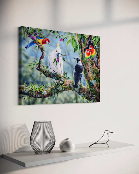 Centre of Attention – Australian Wildlife Art Print | Natalie Jane Parker