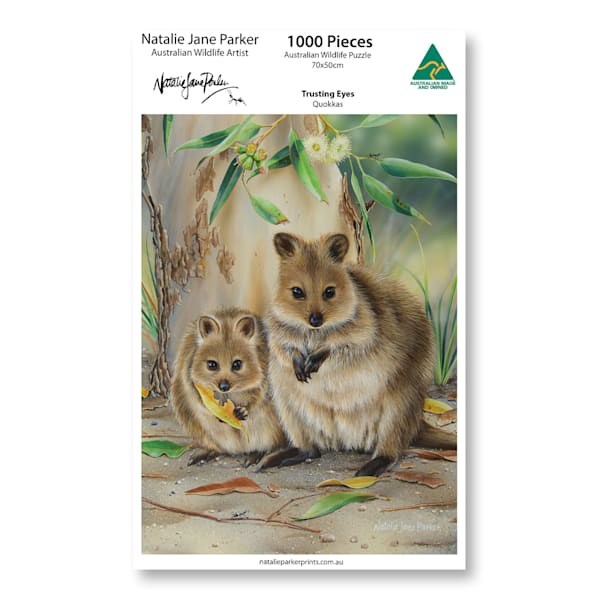 Trusting Eyes Quokka Puzzle | 1000-Piece Australian Made Jigsaw