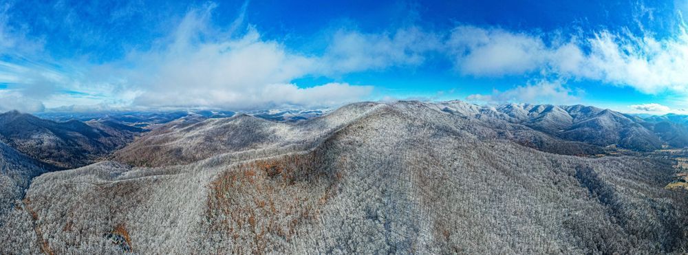 Winter Ridge Panorama Photography Art | Stan Sutrich Photography