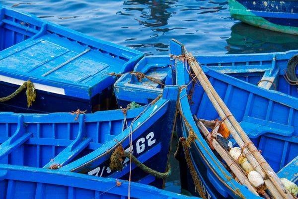 Fishing Boats - Essaouira Morocco