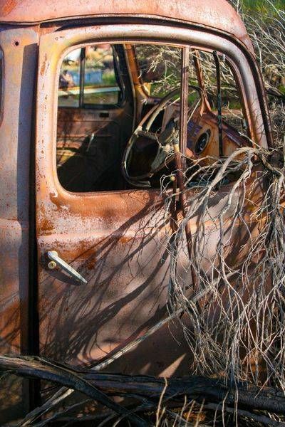 Old Car parked