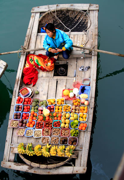 Vietnamese Fruit Vendor