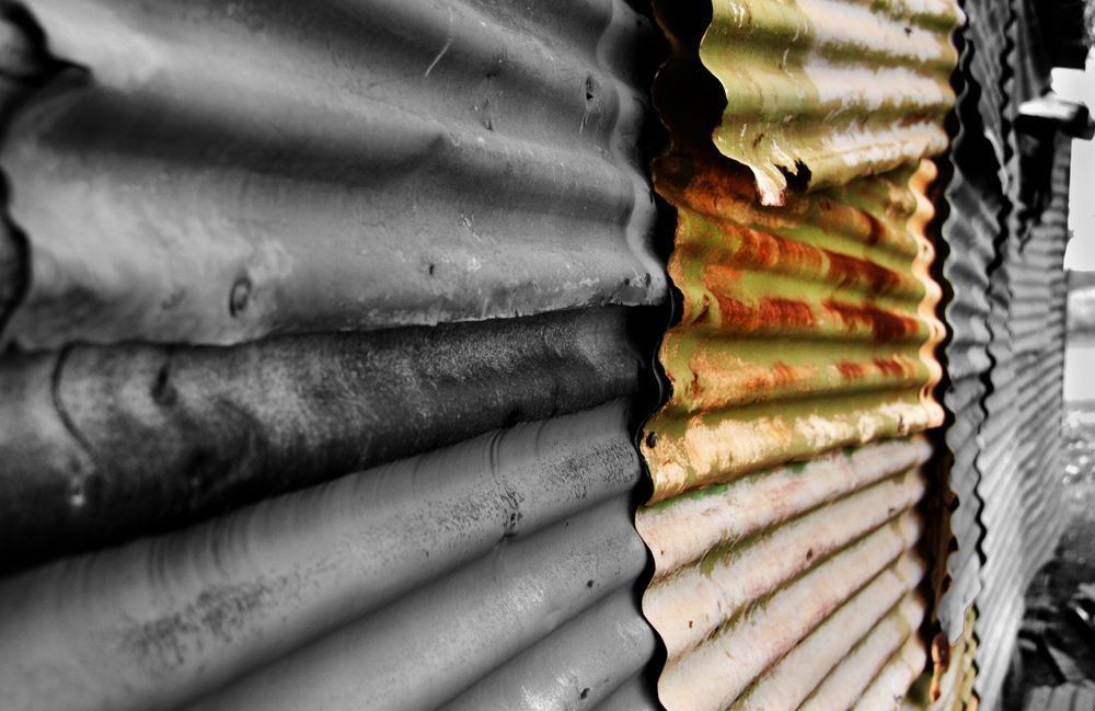 Wall Of Old Corrugated Iron Shed Photography Art | Images by Simon