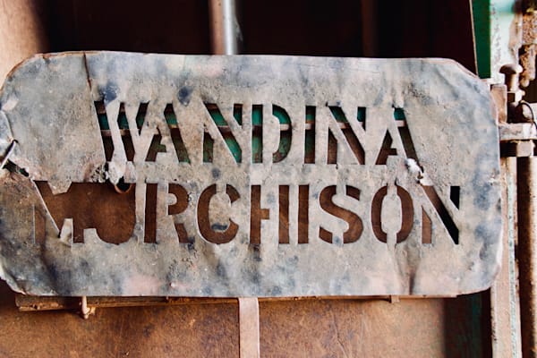 Wool Bale Brand Stencil
