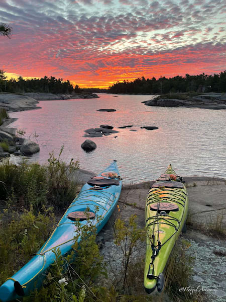 Morning Paddle Photography Art | Floegel Artworks