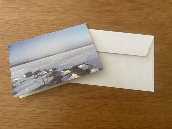 Greeting Card   Frozen Shores | Floegel Artworks