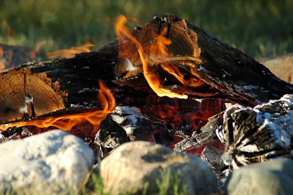 Campfire Heat Photography Art | Floegel Artworks