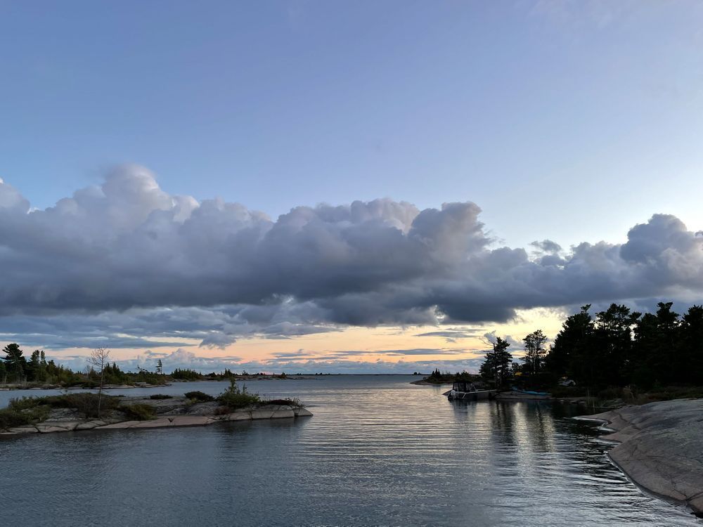 Fall Clouds Georgian Bay Photography Art | Floegel Artworks