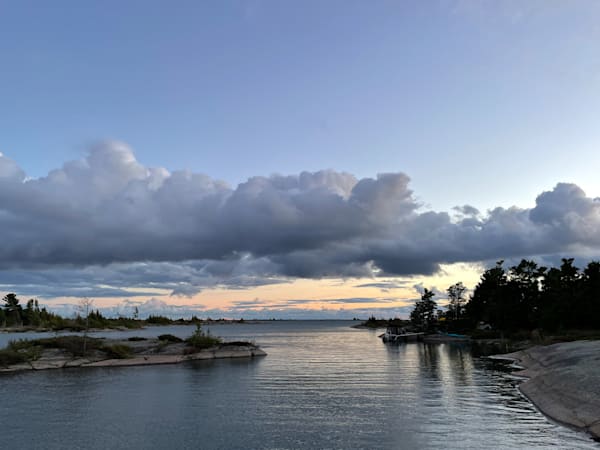 Fall Clouds Georgian Bay Photography Art | Floegel Artworks