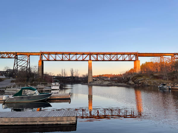 Sunset On Trestle Photography Art | Floegel Artworks