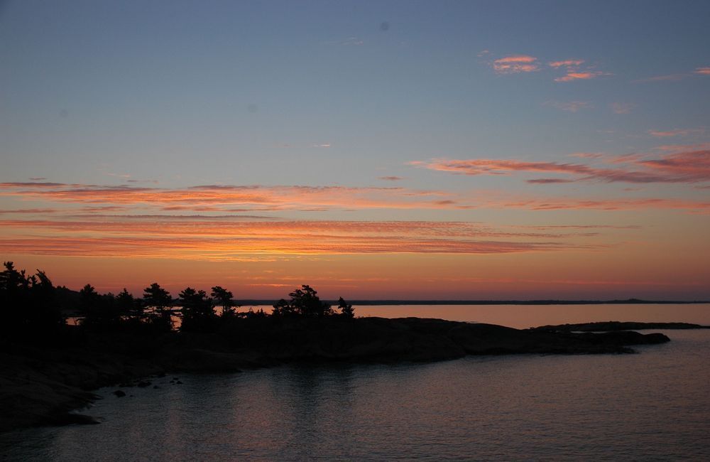 Sunset On Georgian Bay Photography Art | Floegel Artworks