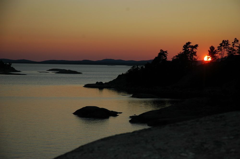 Sunset Martin's Island Photography Art | Floegel Artworks
