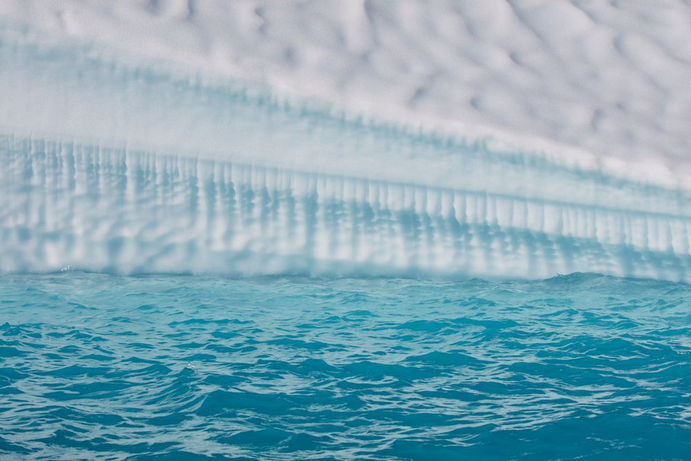 Iceberg with Diagonal Patterns