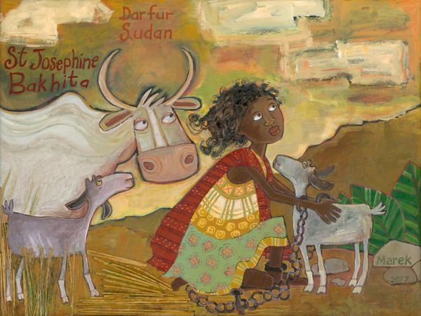 St Josephine, Bakhita, Darfur, Sudan Art | Riverside Art Ltd