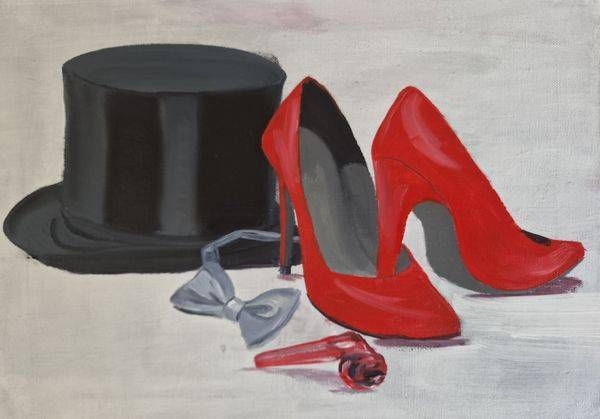 Top Hat And Red Heels | NorthorpeArt
