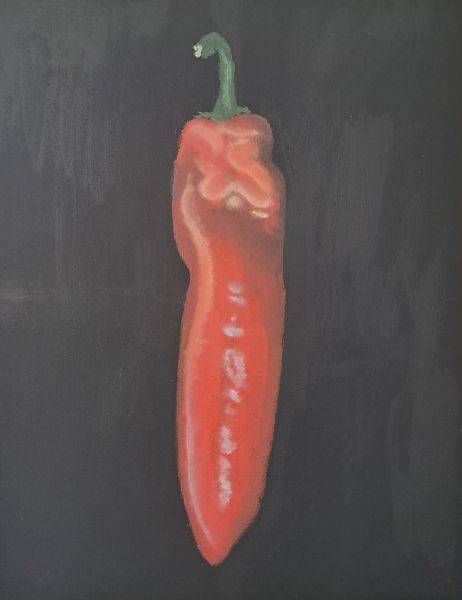 Textured Red Pepper: A Culinary Muse | NorthorpeArt