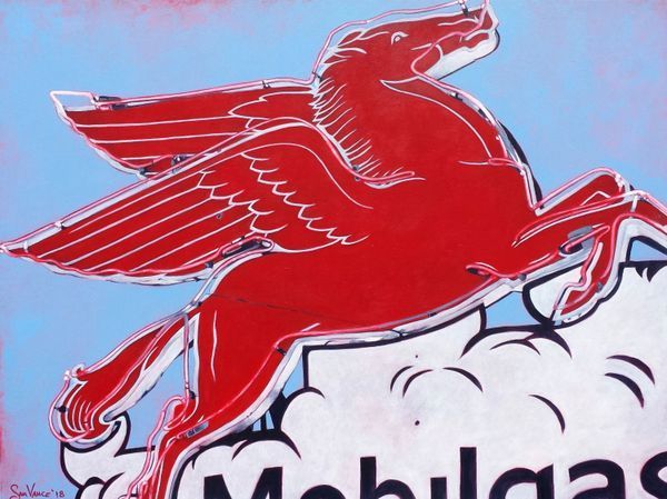 Mobilgas Pegasus Art | samvance