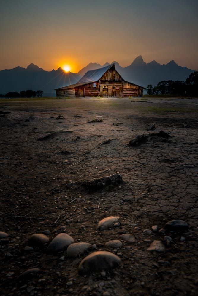 Tetons at Dusk - Serene Landscape Photography - Grand Teton National Park