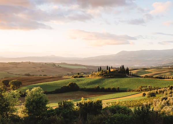Tuscan Morning Light – Pienza Italy Fine Art Landscape Photograph