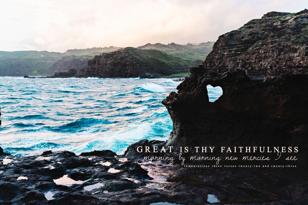 Great Is Thy Faithfulness Photography Art | The Gallery by Krissy Millar Photography